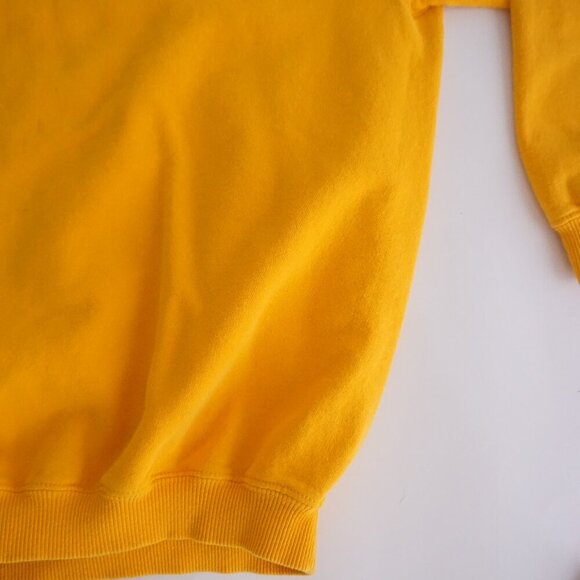 VTG '90S Kauai Hawaii Embroidered Travel Yellow Pre-Shrunk Crewneck Sweater XXL - Picture 6 of 10